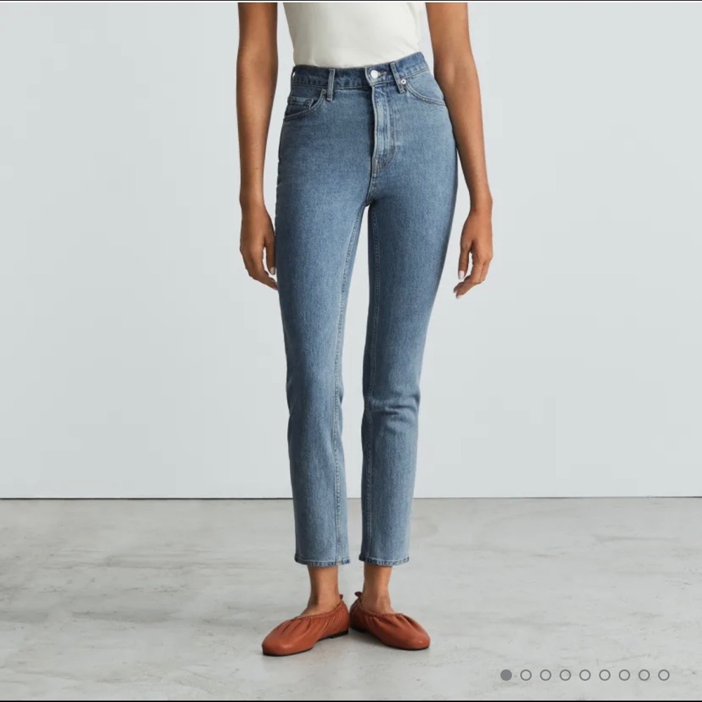 Everlane Jeans in Light Wash.
